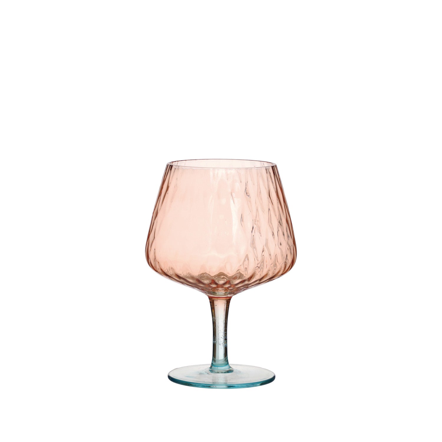 14 oz. Two-Tone Stemmed Fluted Wine Glass