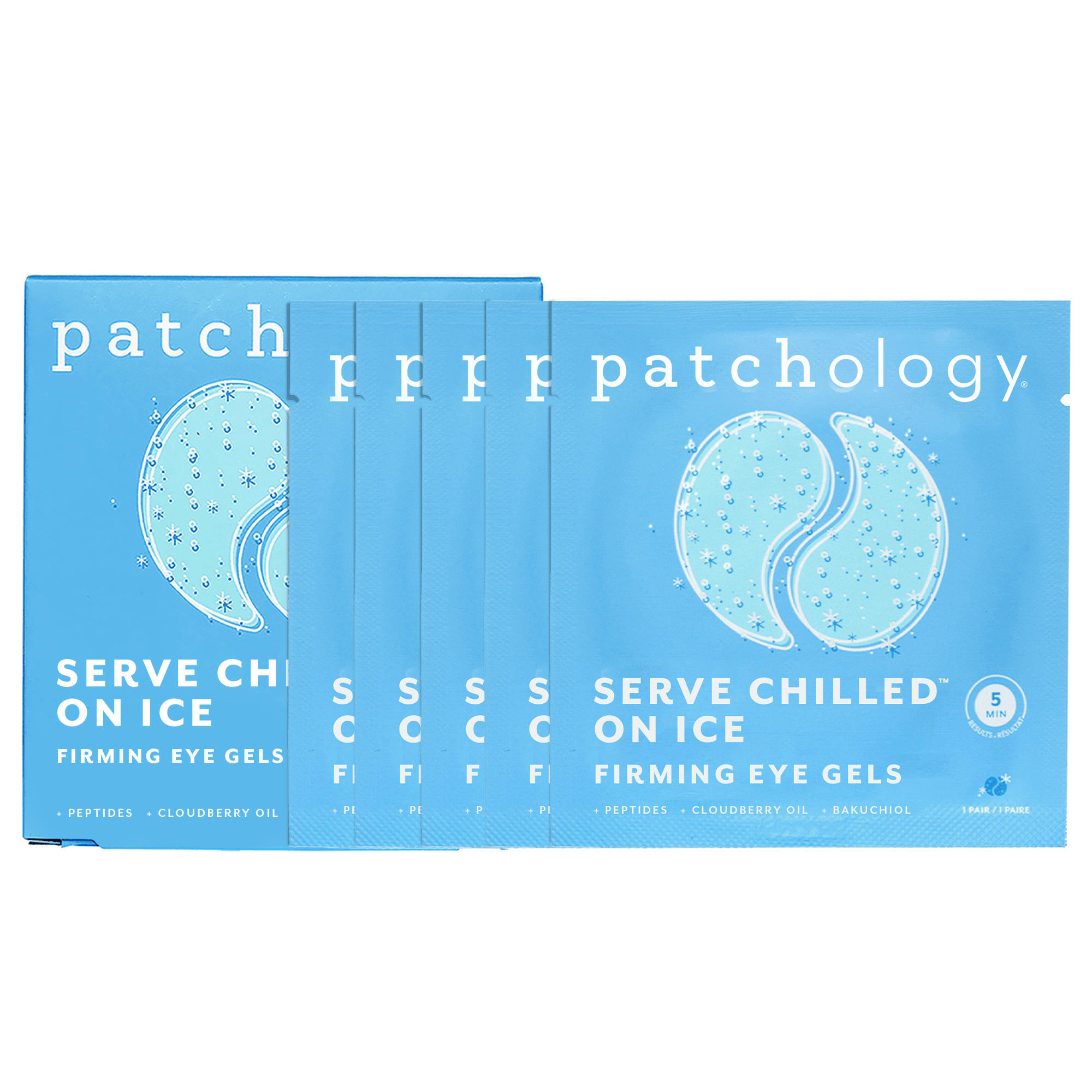 Serve Chilled On Ice Firming Eye Gels 5 pairs