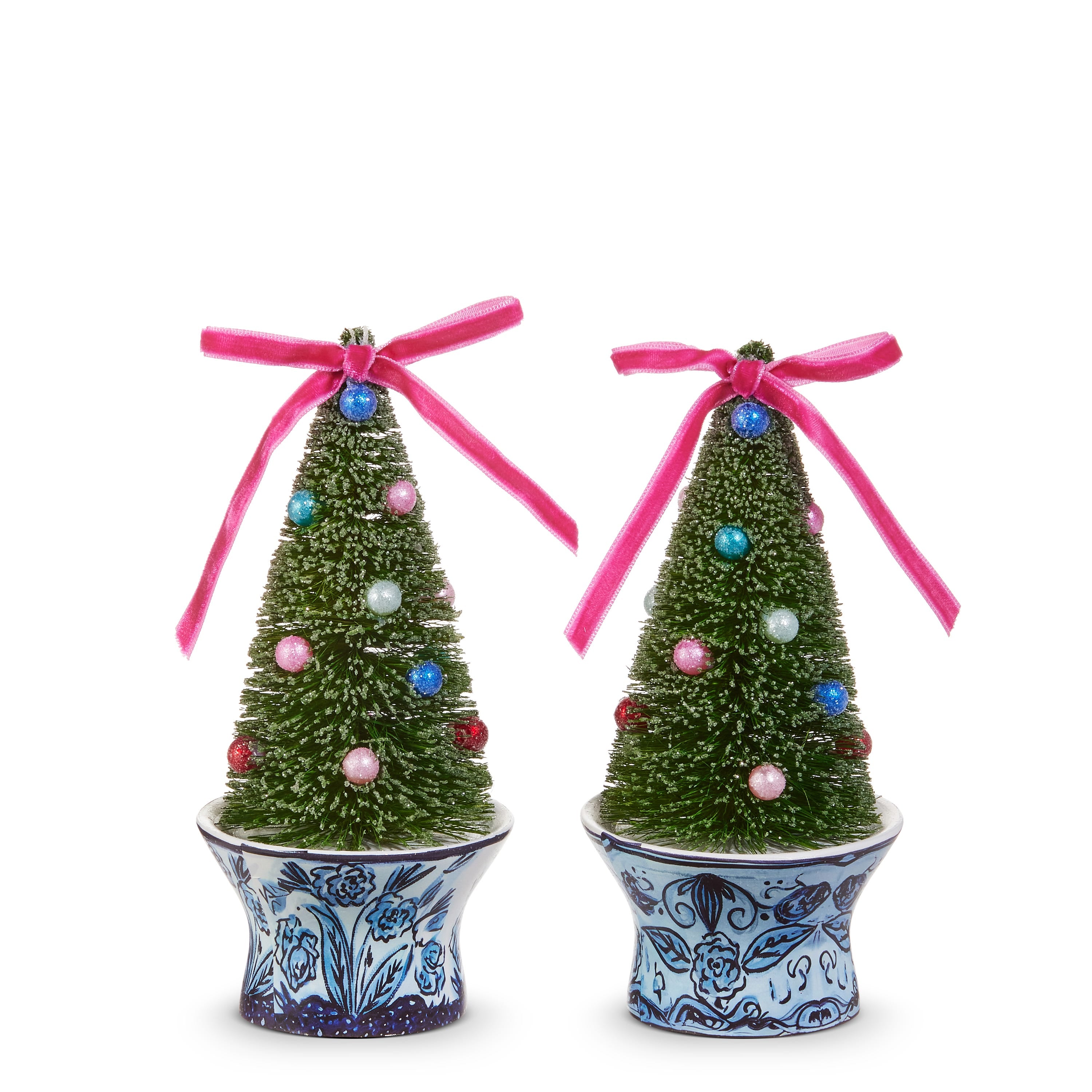 Bottle Brush Chinoiserie Tree Ornament