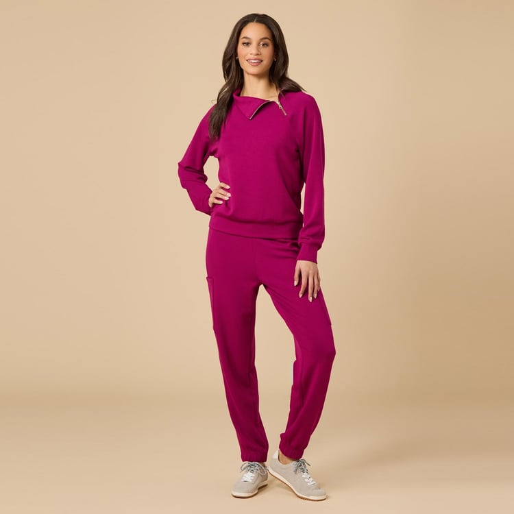 DreamTech Zip Mock Neck W/ Pant