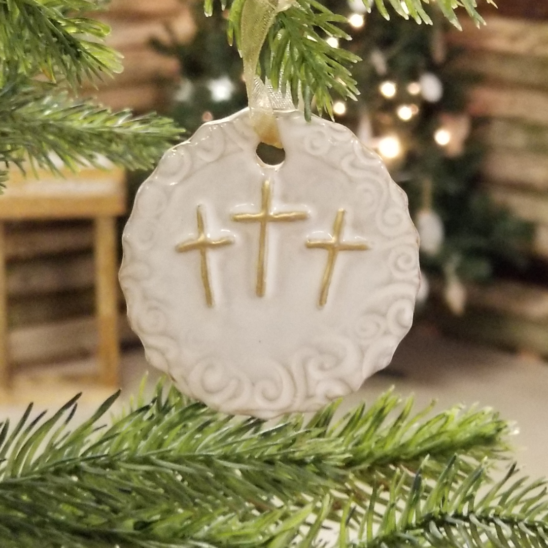 3 Cross Ornament