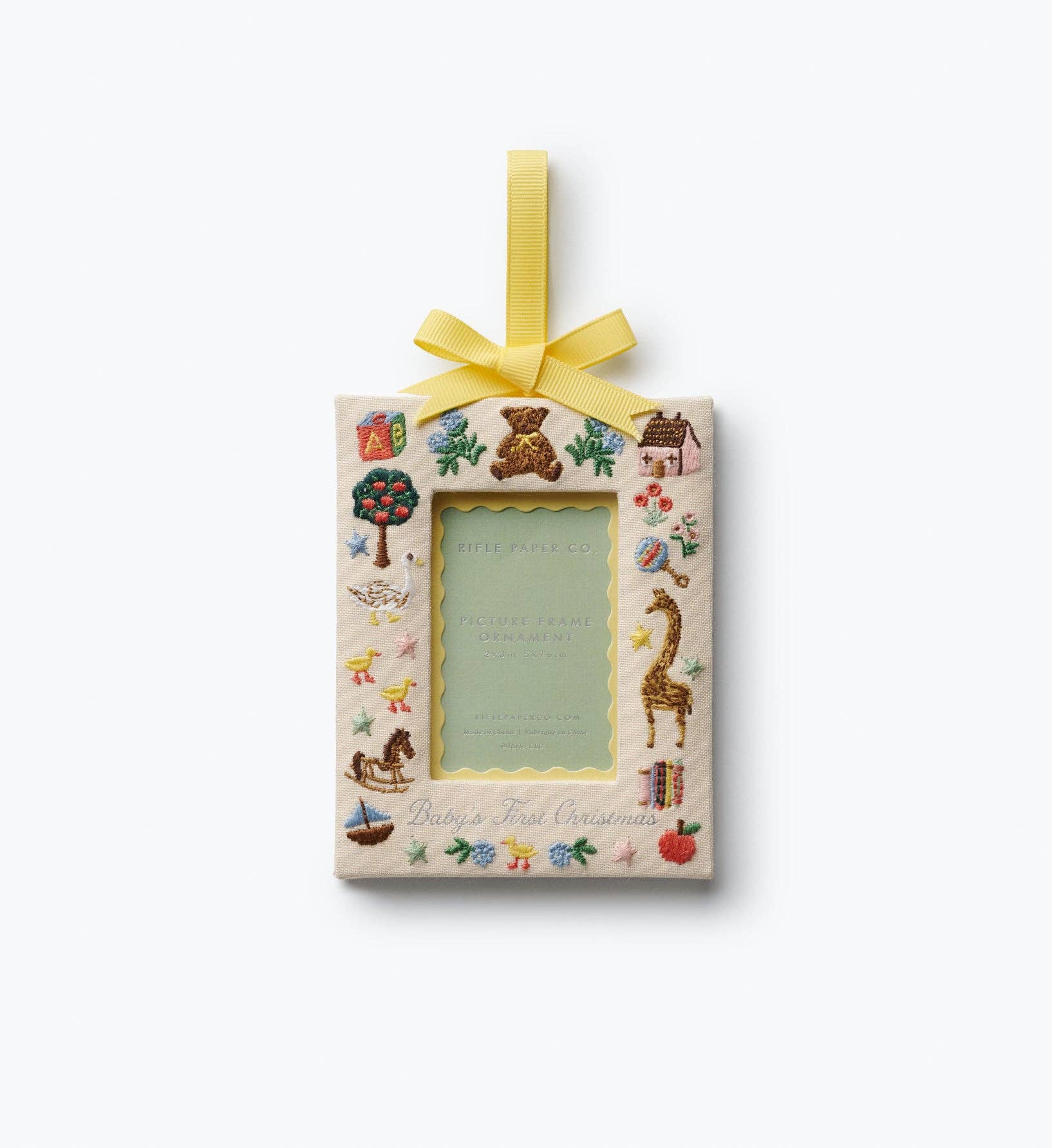 Baby's First Christmas Frame Ornament