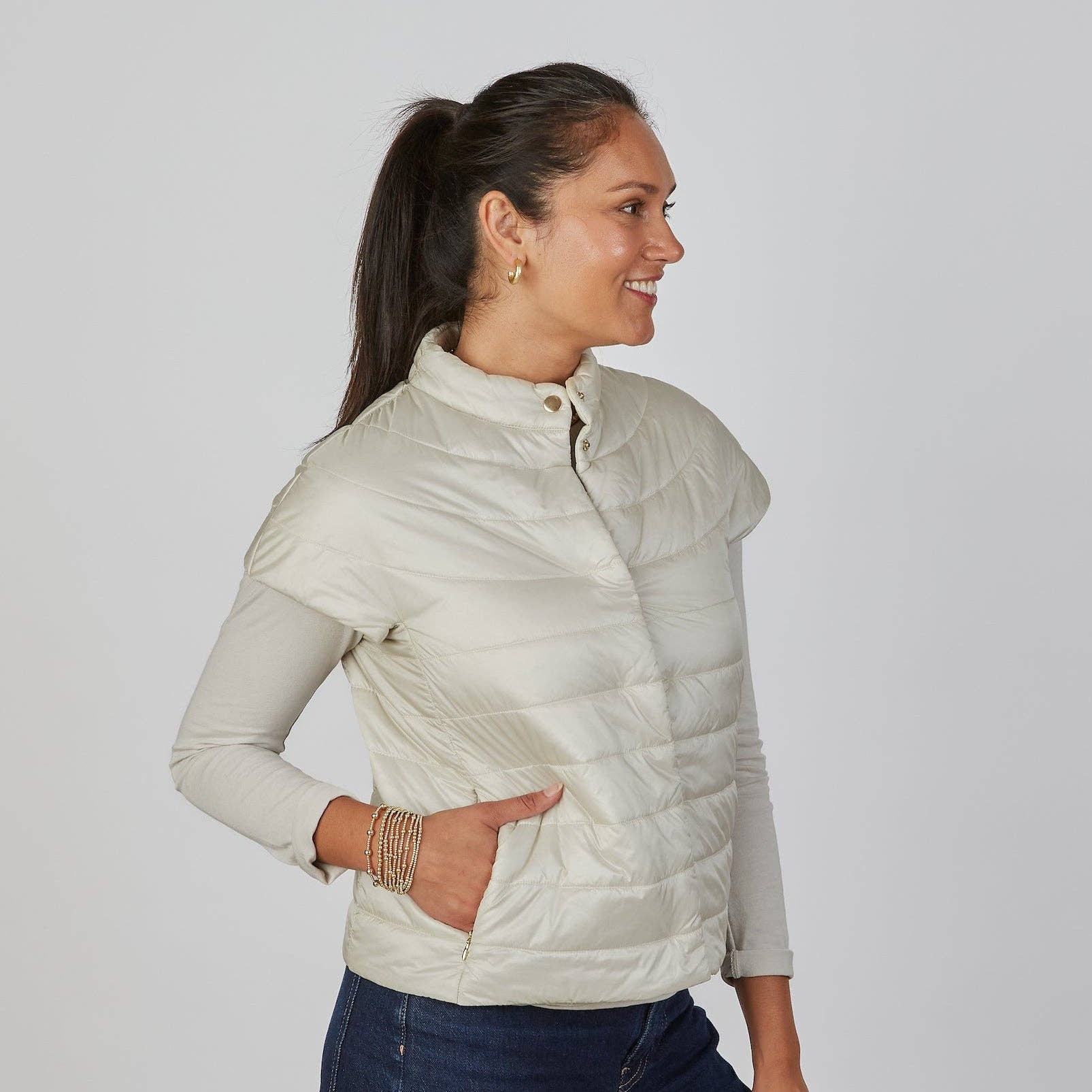Caroline Cap Sleeve Vest