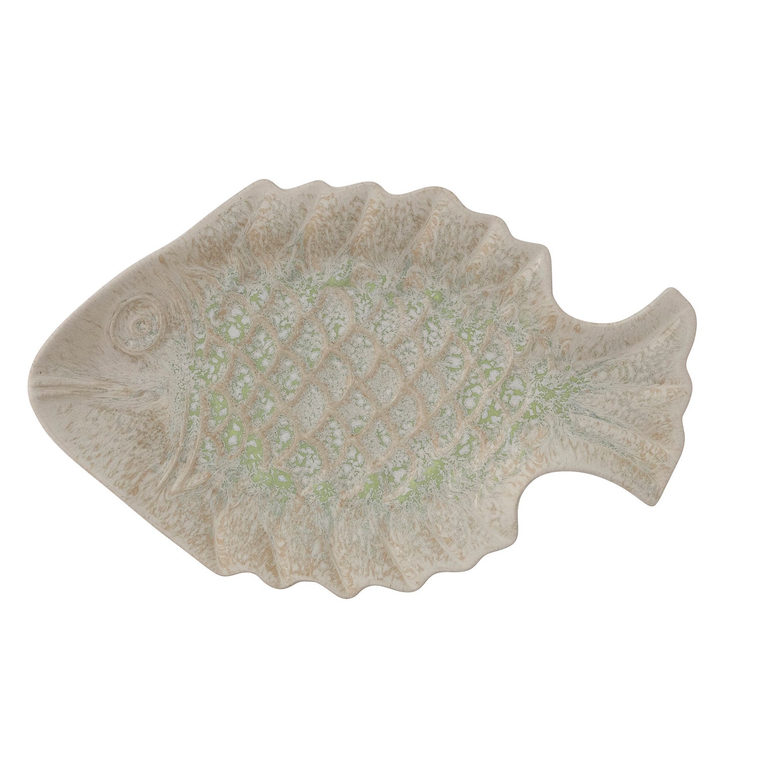 Stoneware Fish Shaped Platter