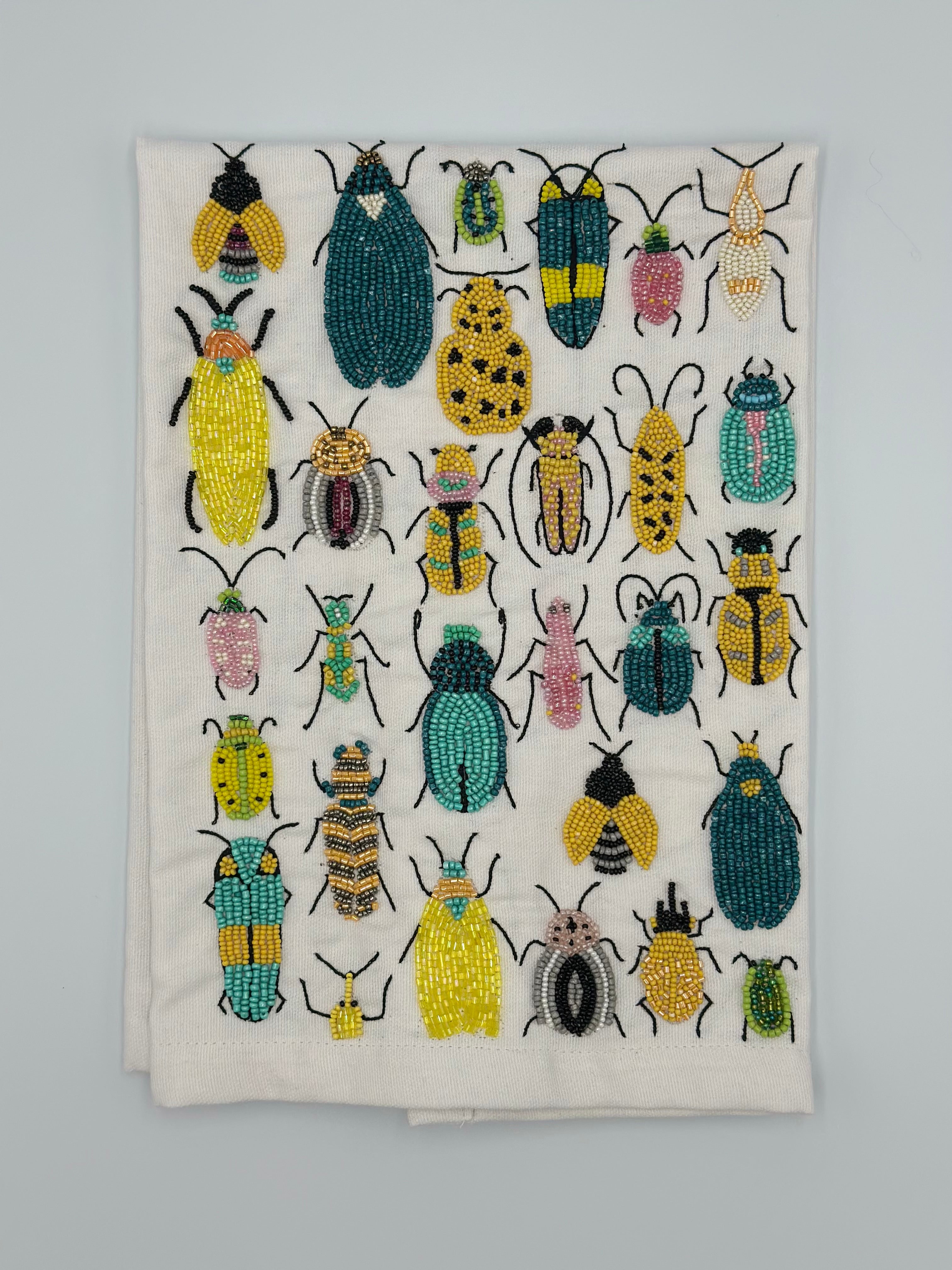 Beaded Tea Towel