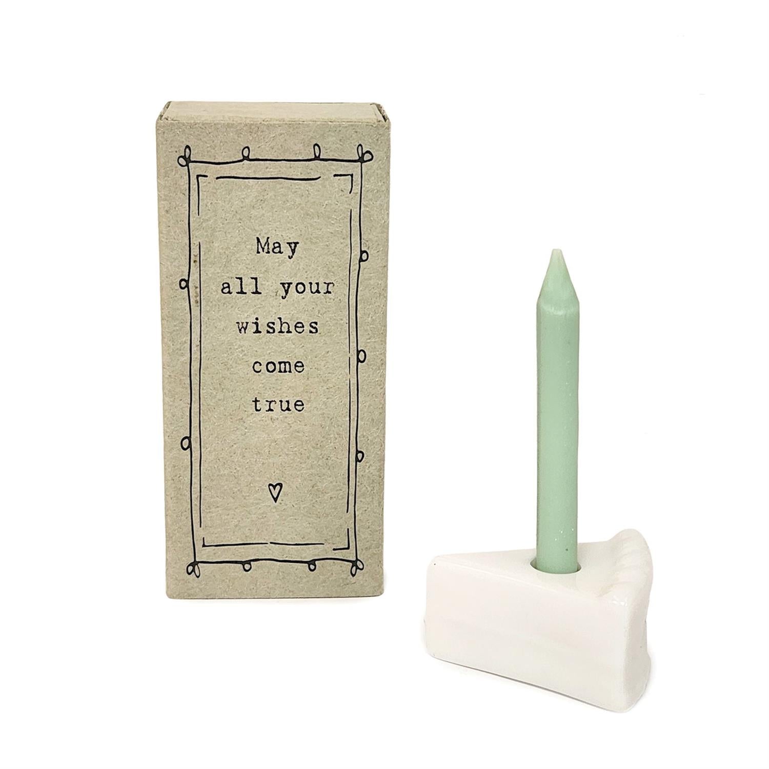 Slice of Cake with Candle