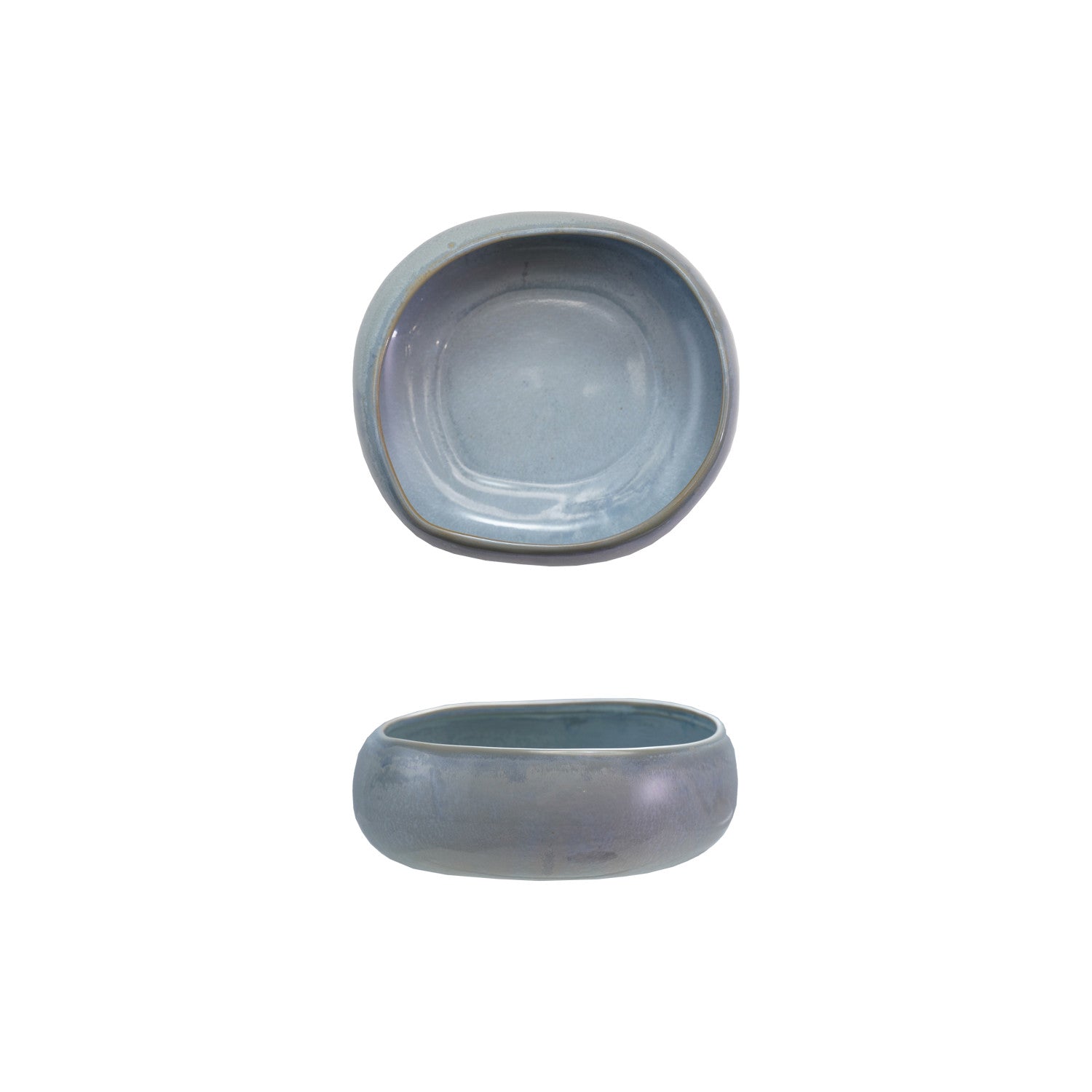 Stoneware Organic Shaped Bowl