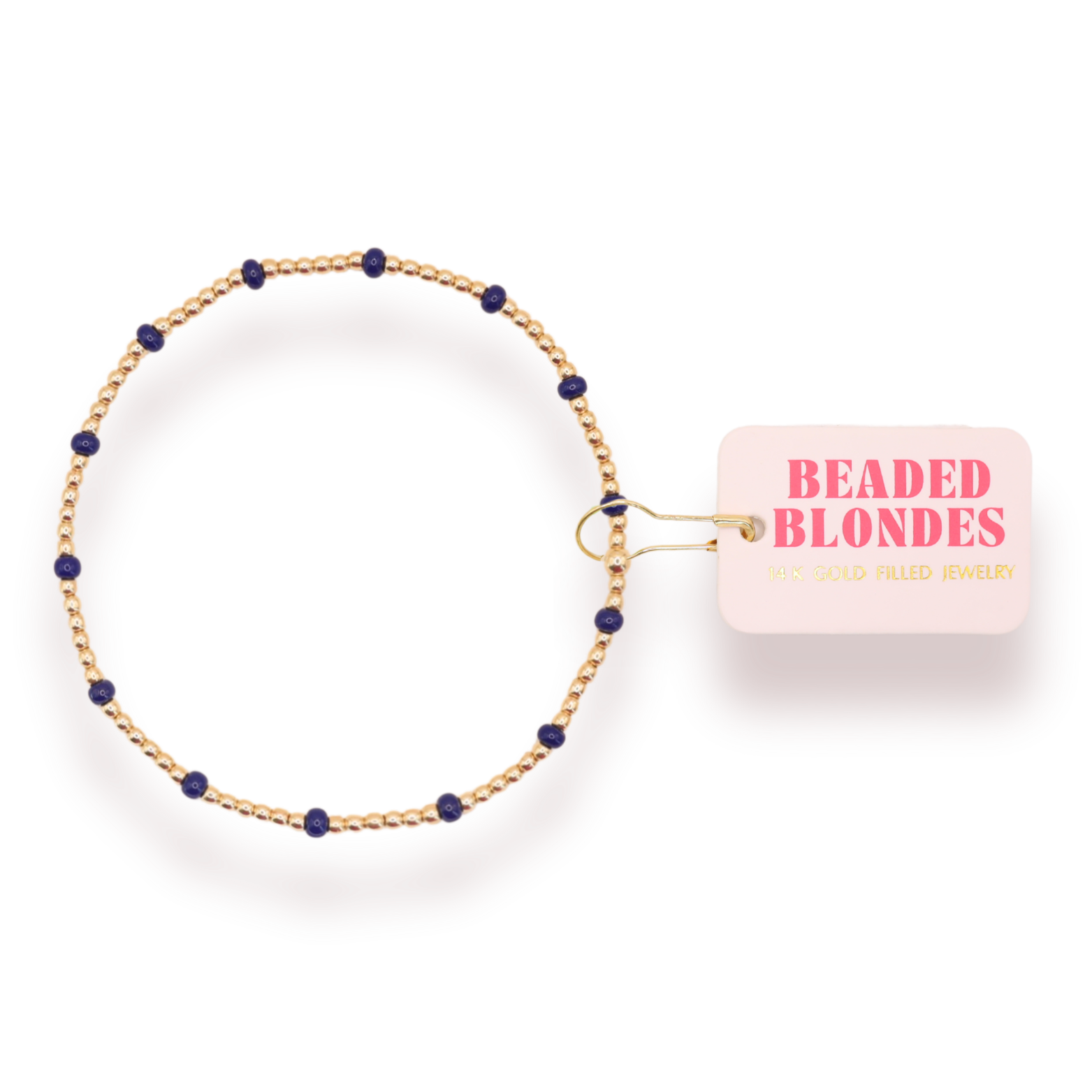 Navy Dainty Poppi Bracelet