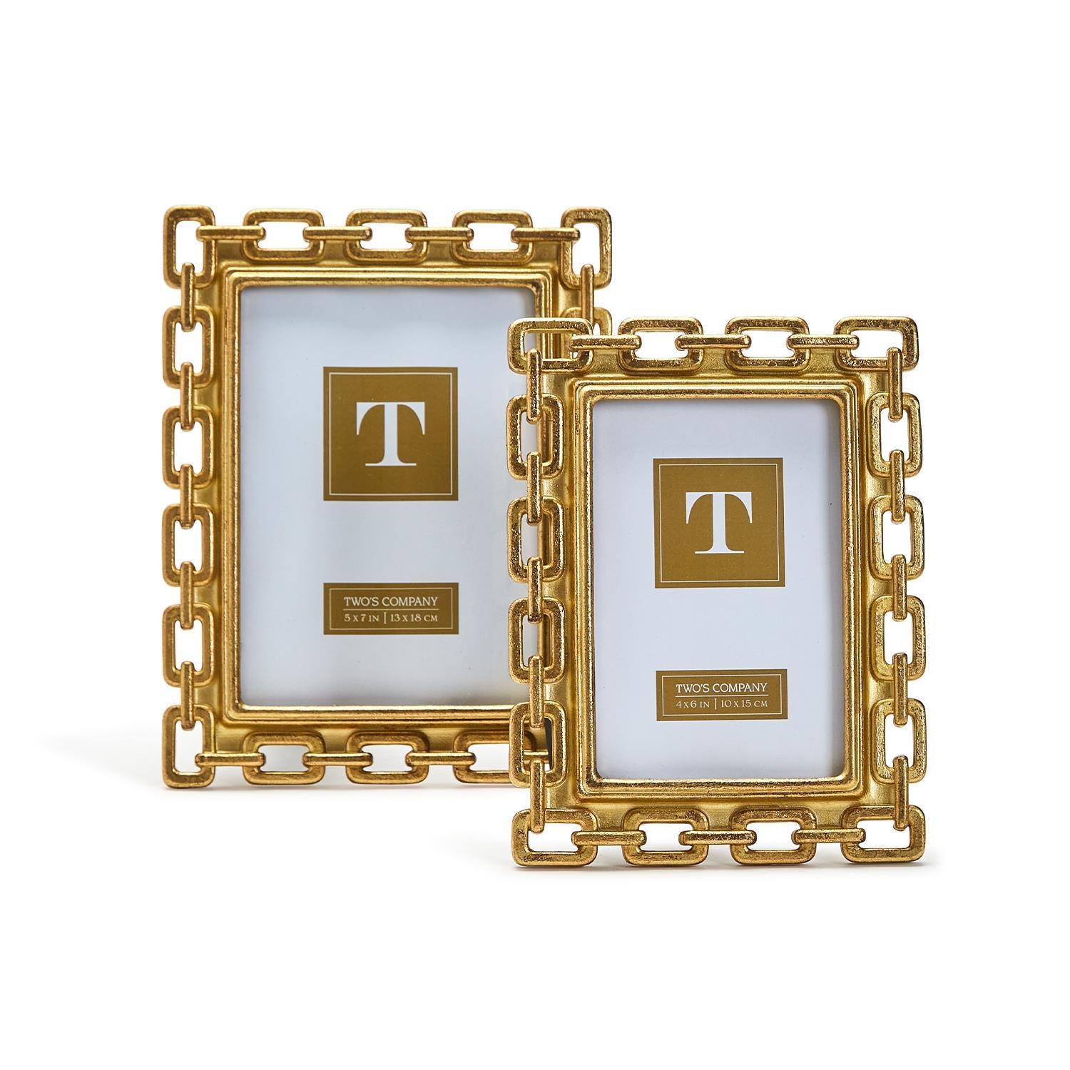 4x6 Gold Chain Frame