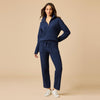Cable Knit Marshmallow 1/2 Zip W/ Pant