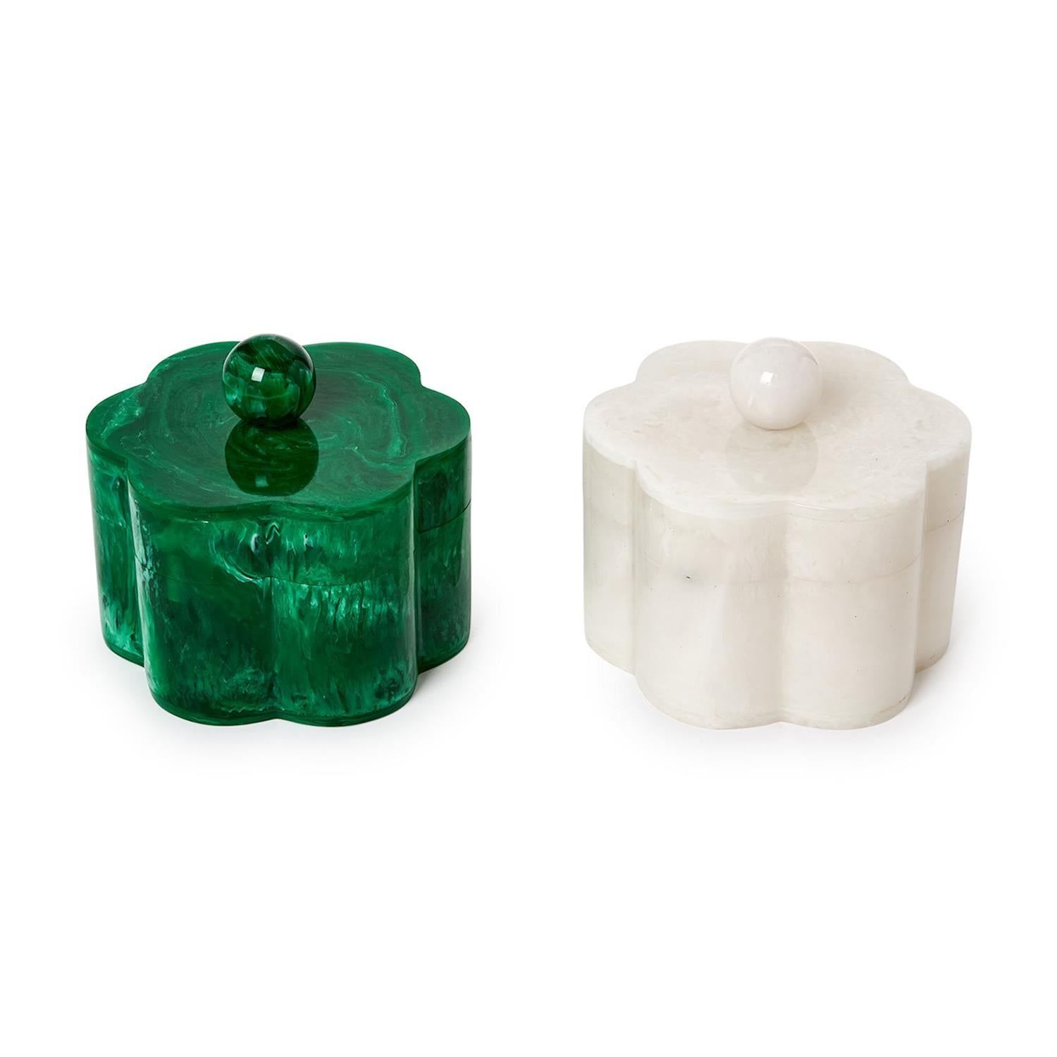 Marbleized Covered Box