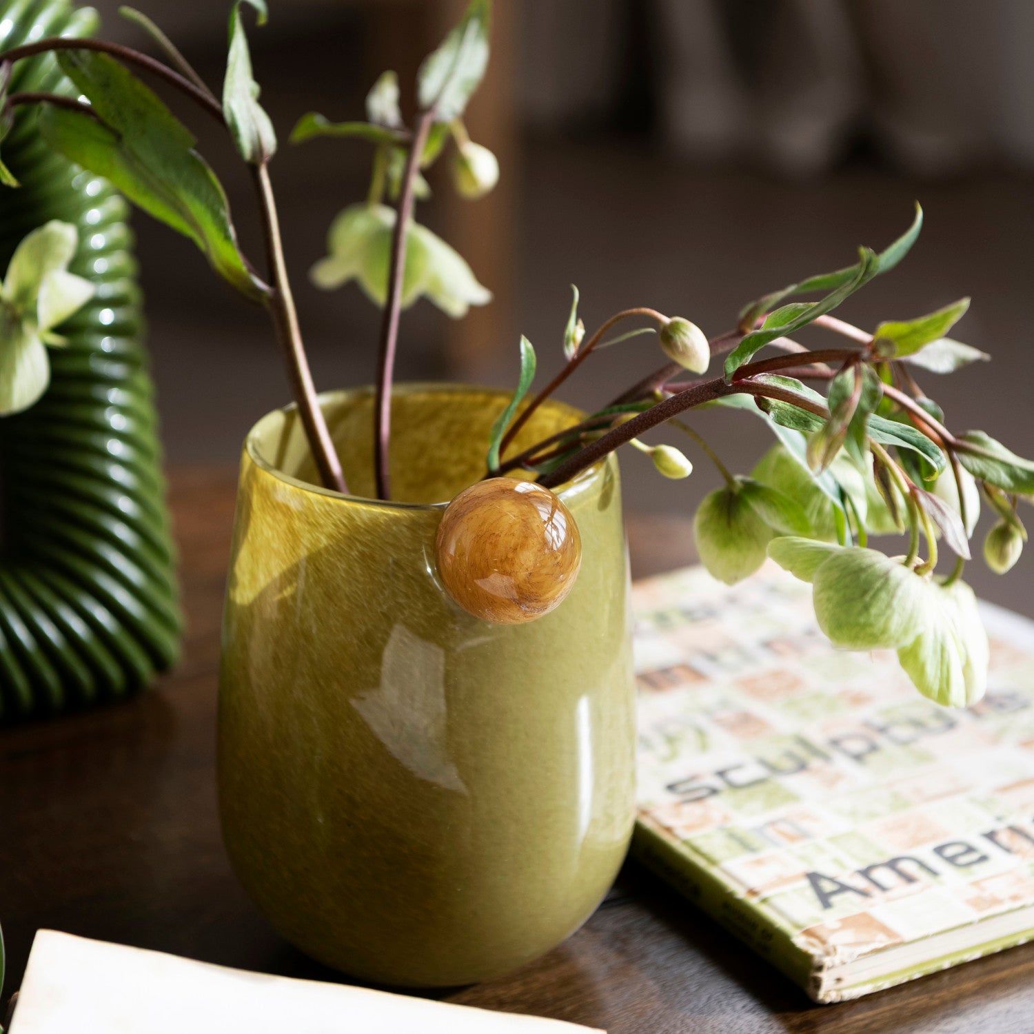 Glass Vase with Ball