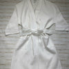 Waffle Robe with Seersucker Piping