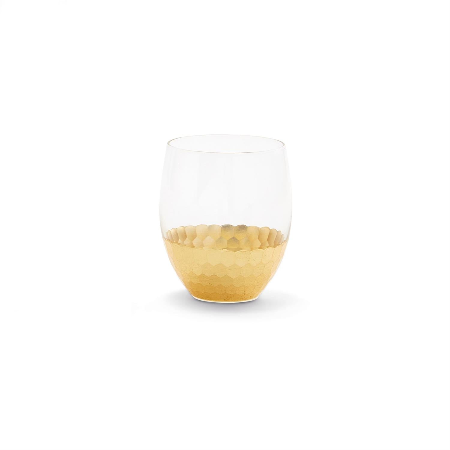 Gold Stemless Glass