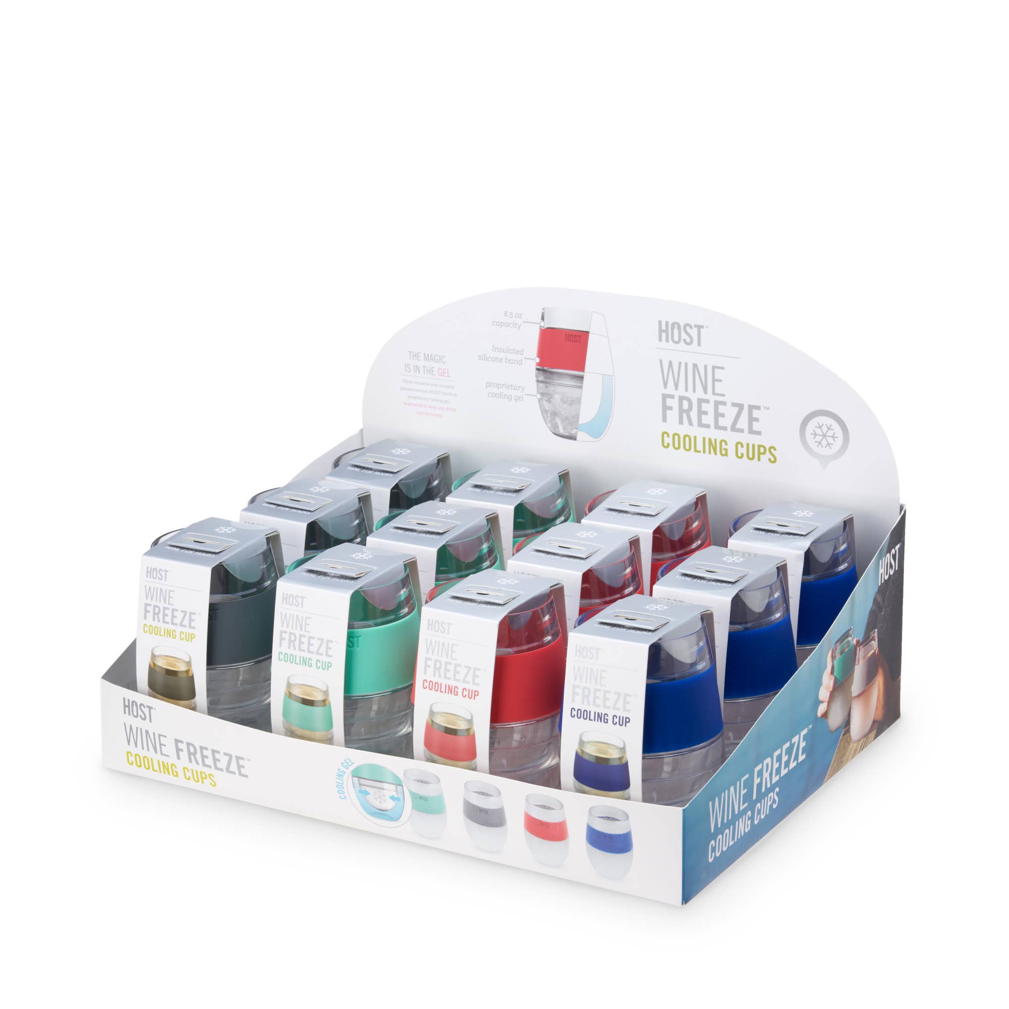 Wine FREEZE Cooling Cups Standard