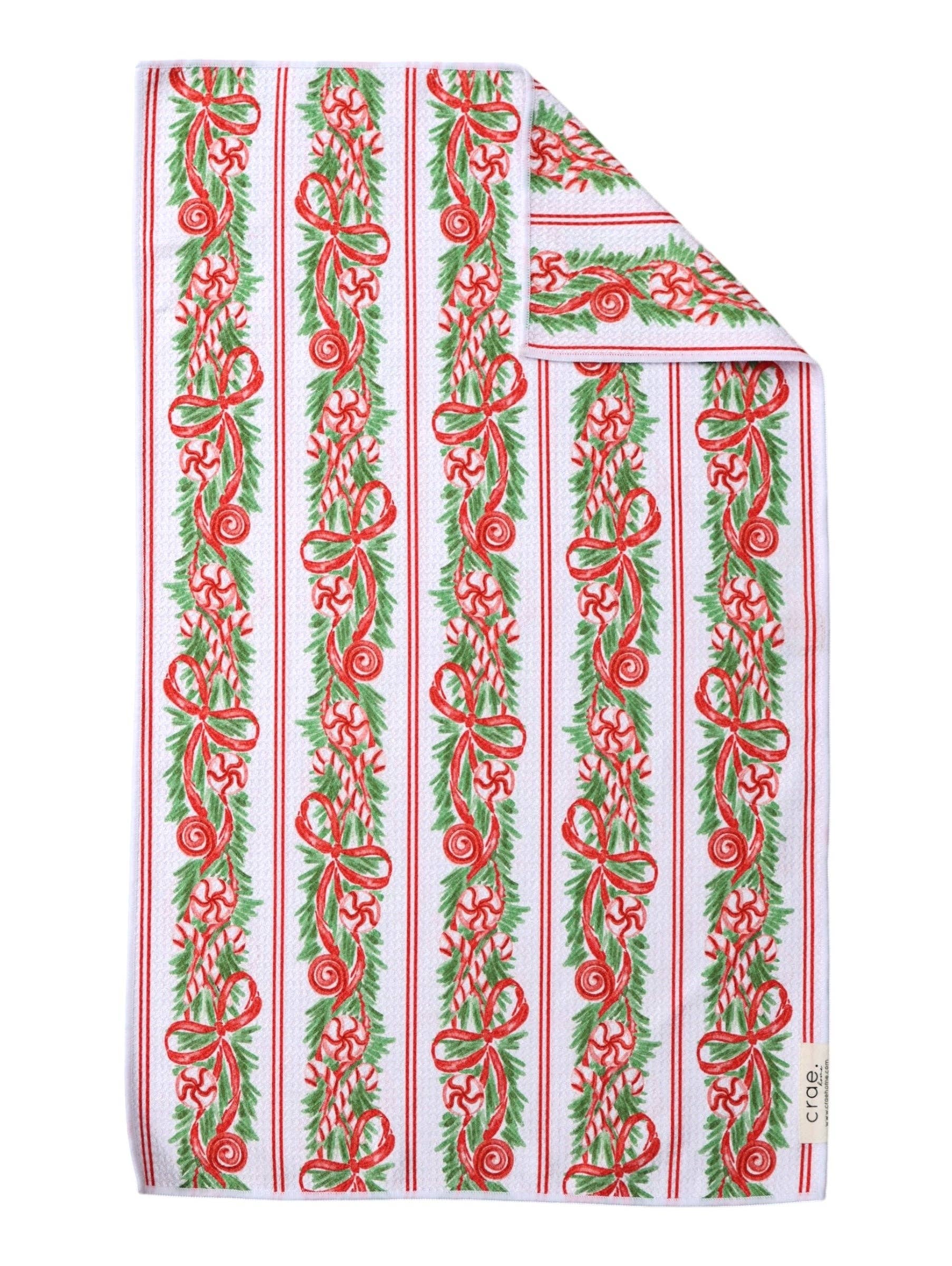 Holiday Double-Sided Hand Towel