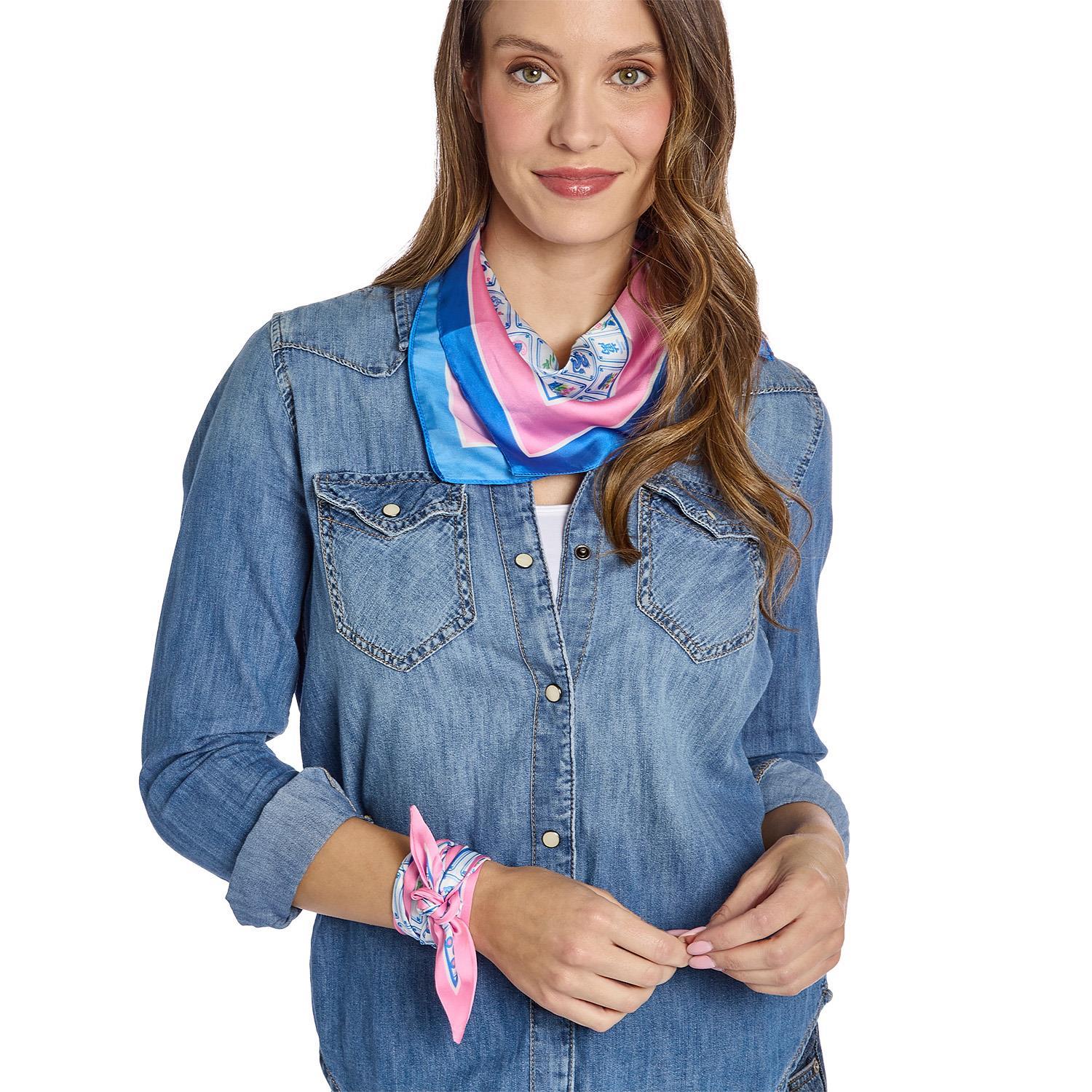 Mahjong Square Scarf