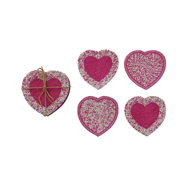 Handmade Glass Beaded Coaster S4
