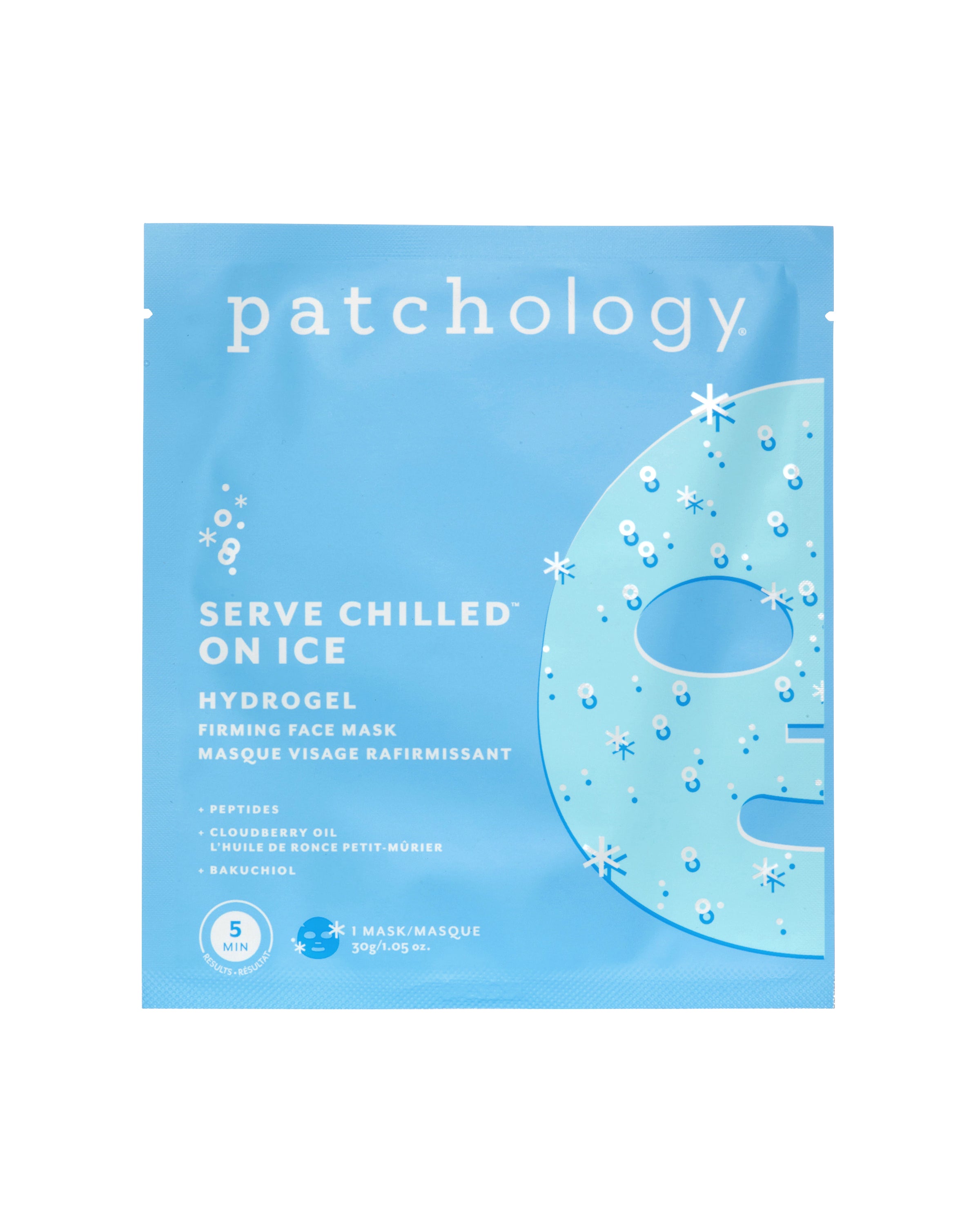 Serve Chilled on Ice Firming Hydrogel Mask