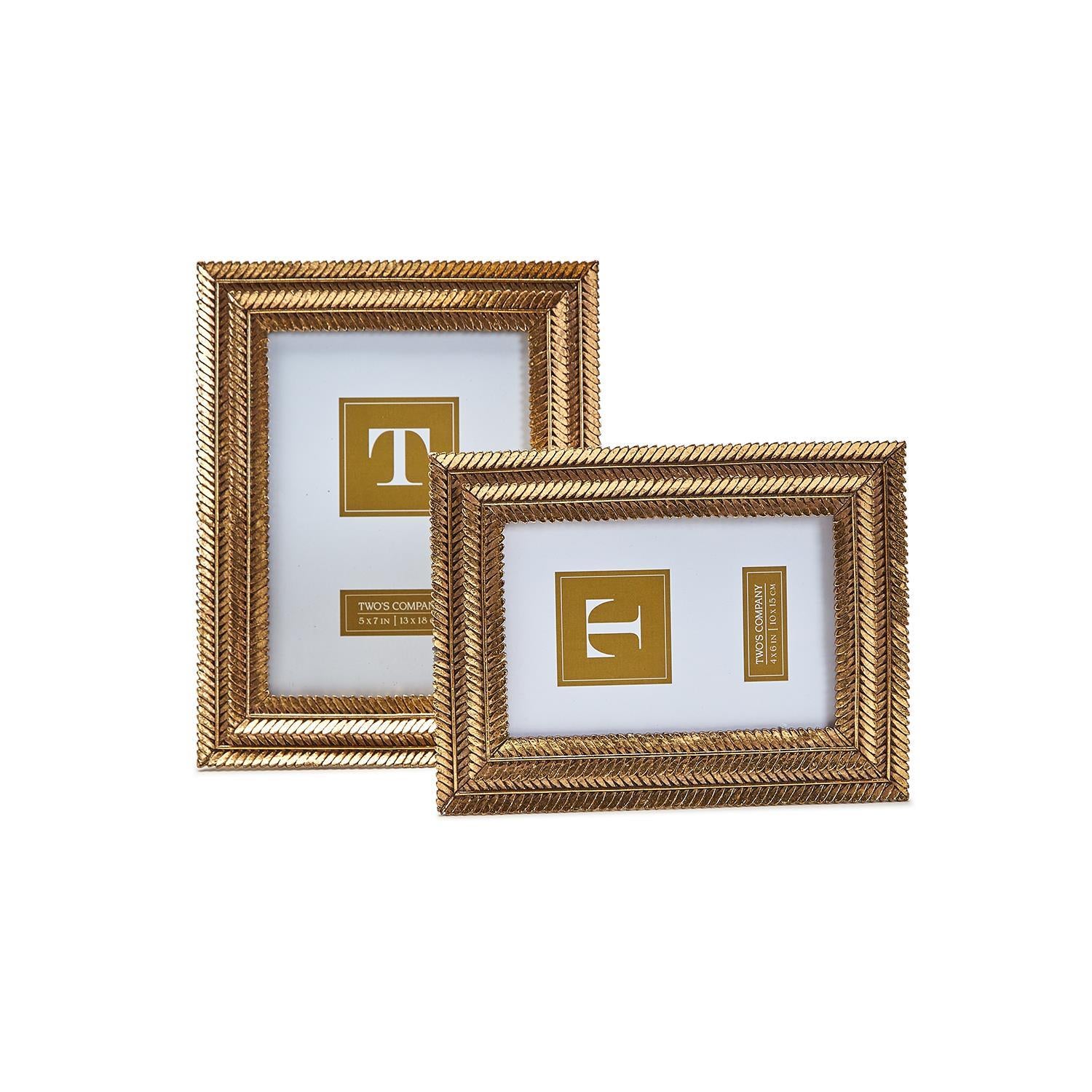 Gold Fern Frame 5x7