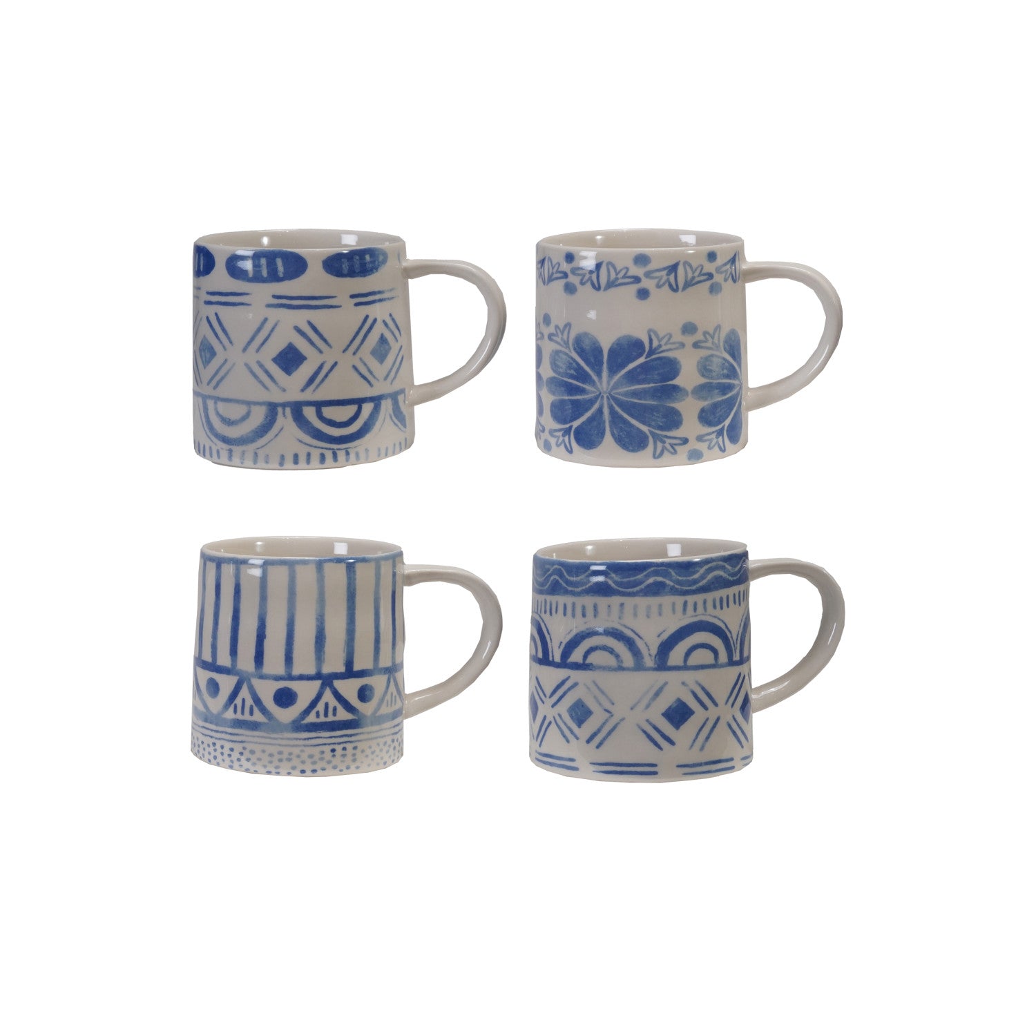 Stoneware Patterned Mug