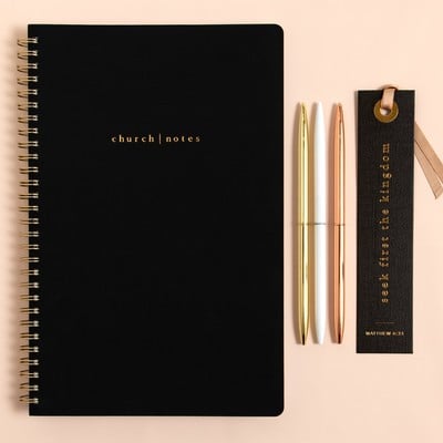 Notebook Church Notes