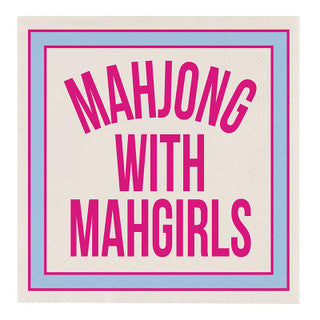 Mahjong With Mahgirls Cocktail Napkins
