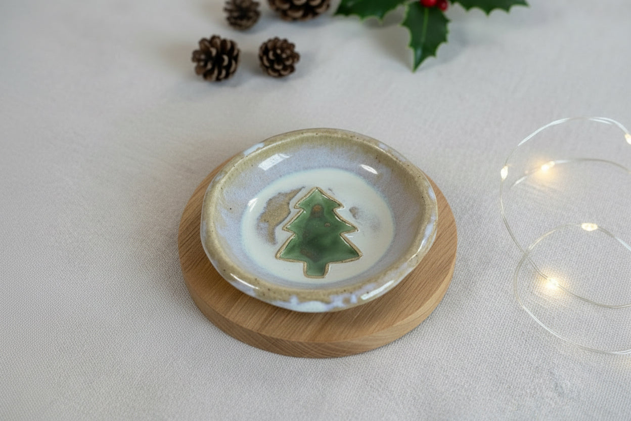 Tiny Christmas Tree Dish