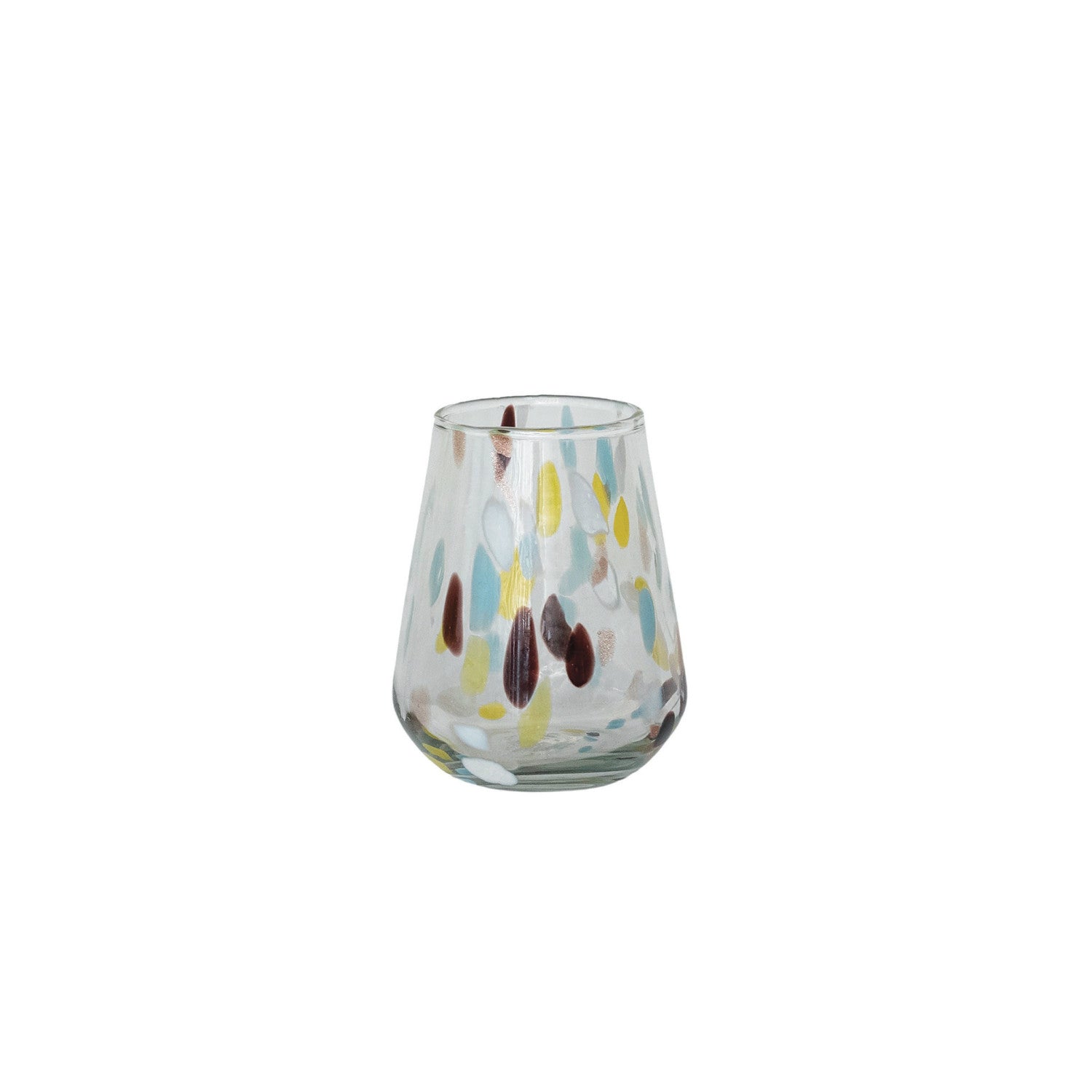 12oz Confetti Wine Glass