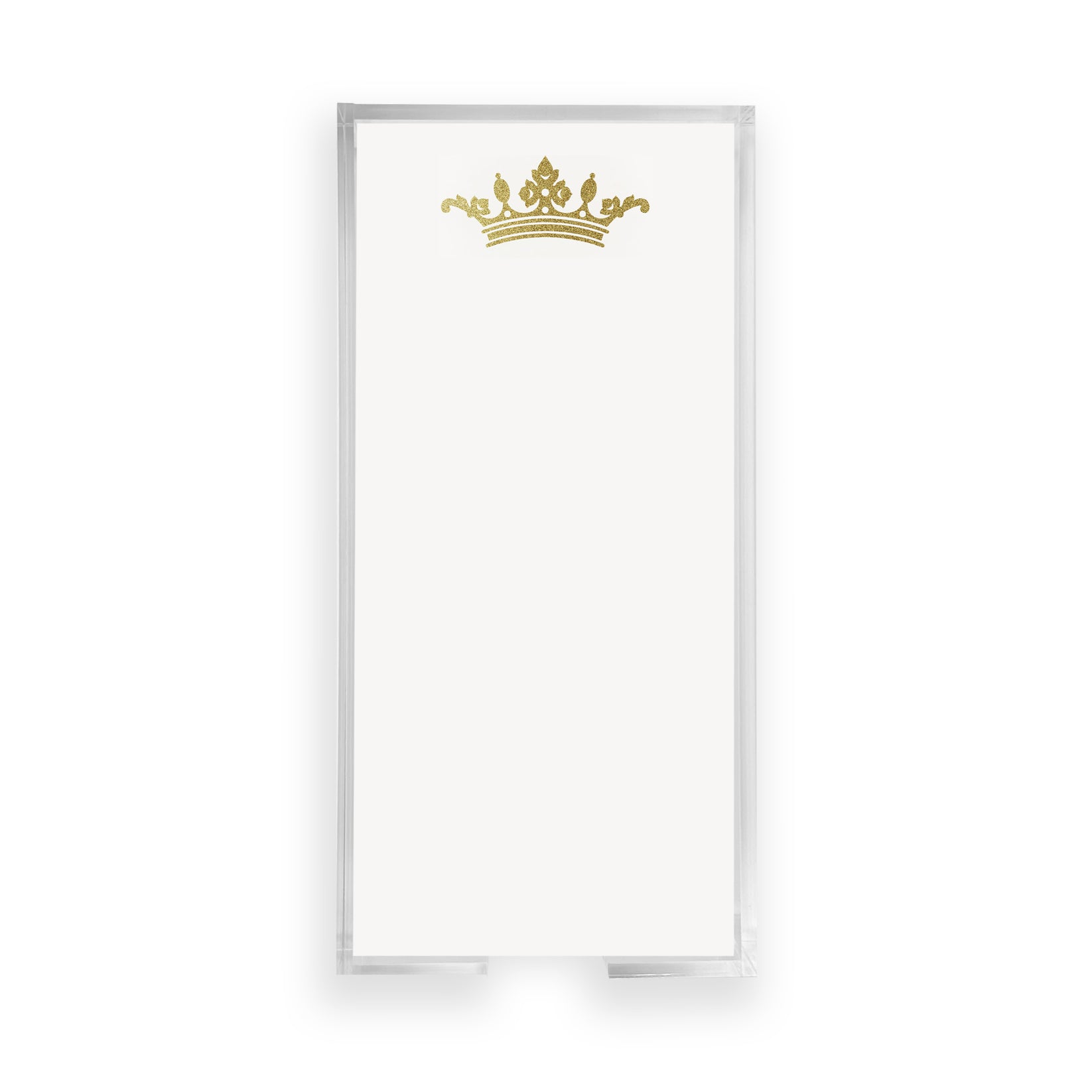 Gold Foil Crown Notepad