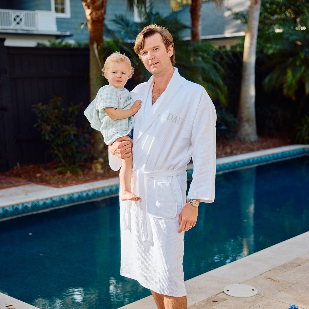 Unisex Long White Spa Robe