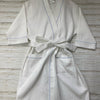 Waffle Robe with Seersucker Piping