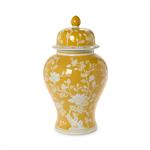 18" Yellow Temple Jar