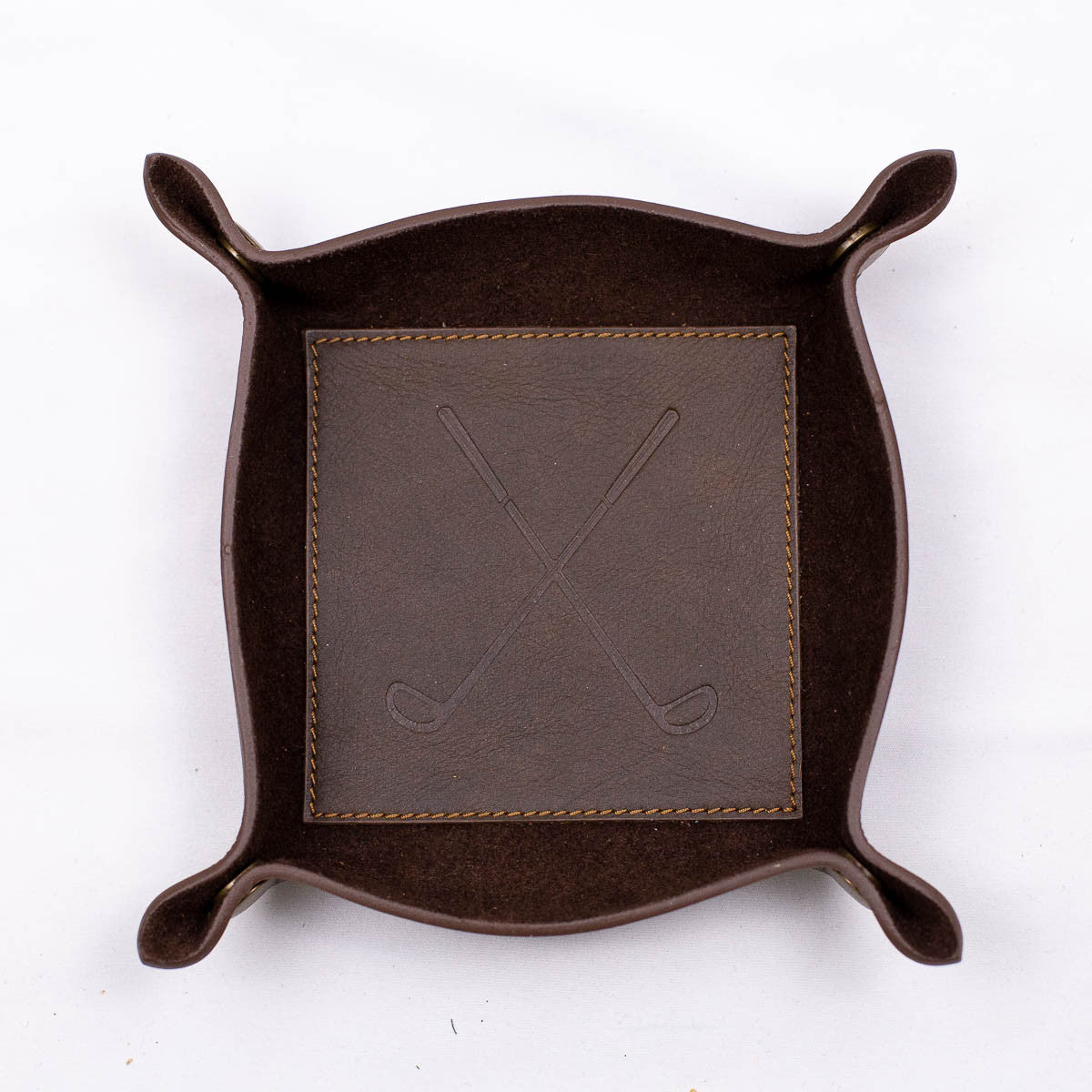 Valet Tray Leather Embossed