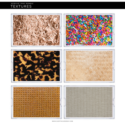 Paper Insert for Acrylic Tray