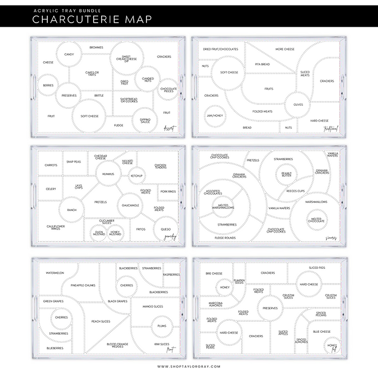 Paper Insert for Acrylic Tray