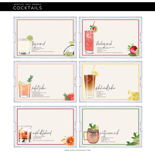 Paper Insert for Acrylic Tray