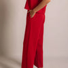 Side Binding Wide Leg Pant