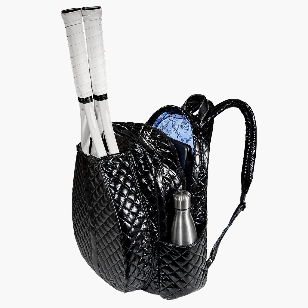 Tennis Backpack Black 24 + 7