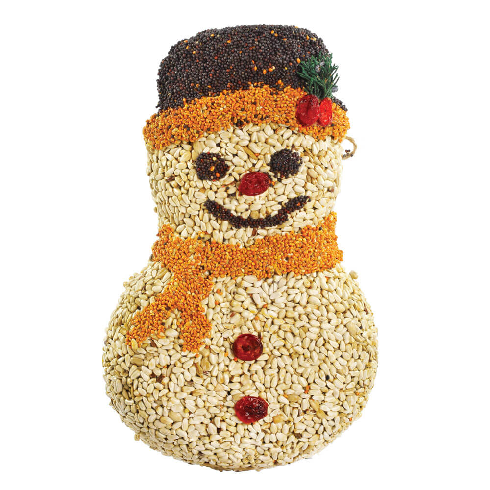 Birdseed Snowman