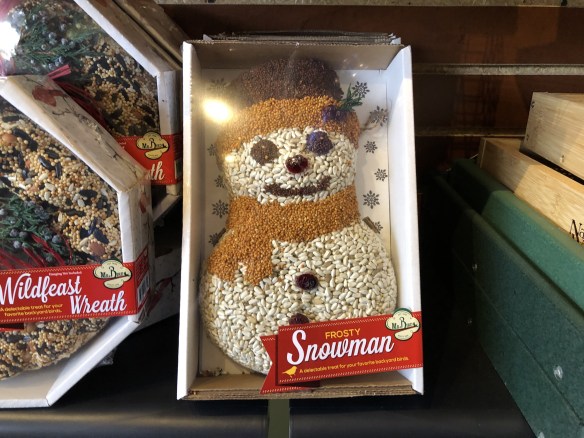 Birdseed Snowman