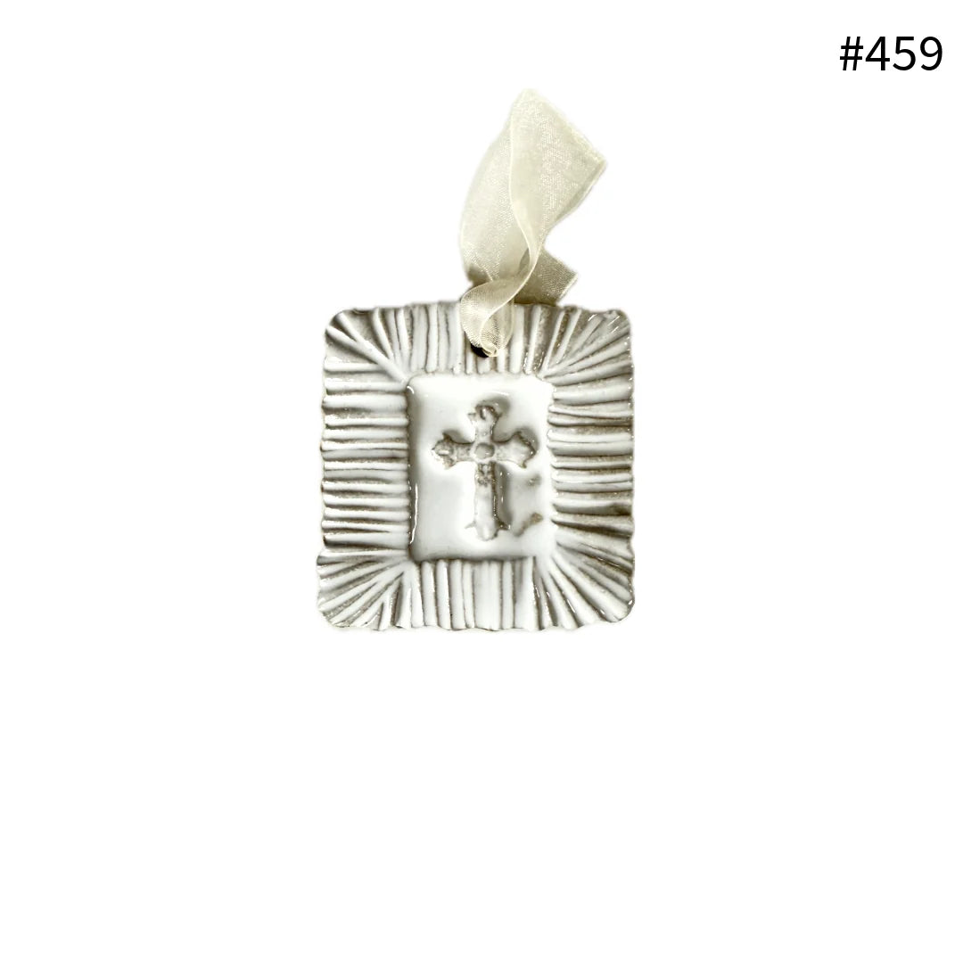 Square Cross Ornament
