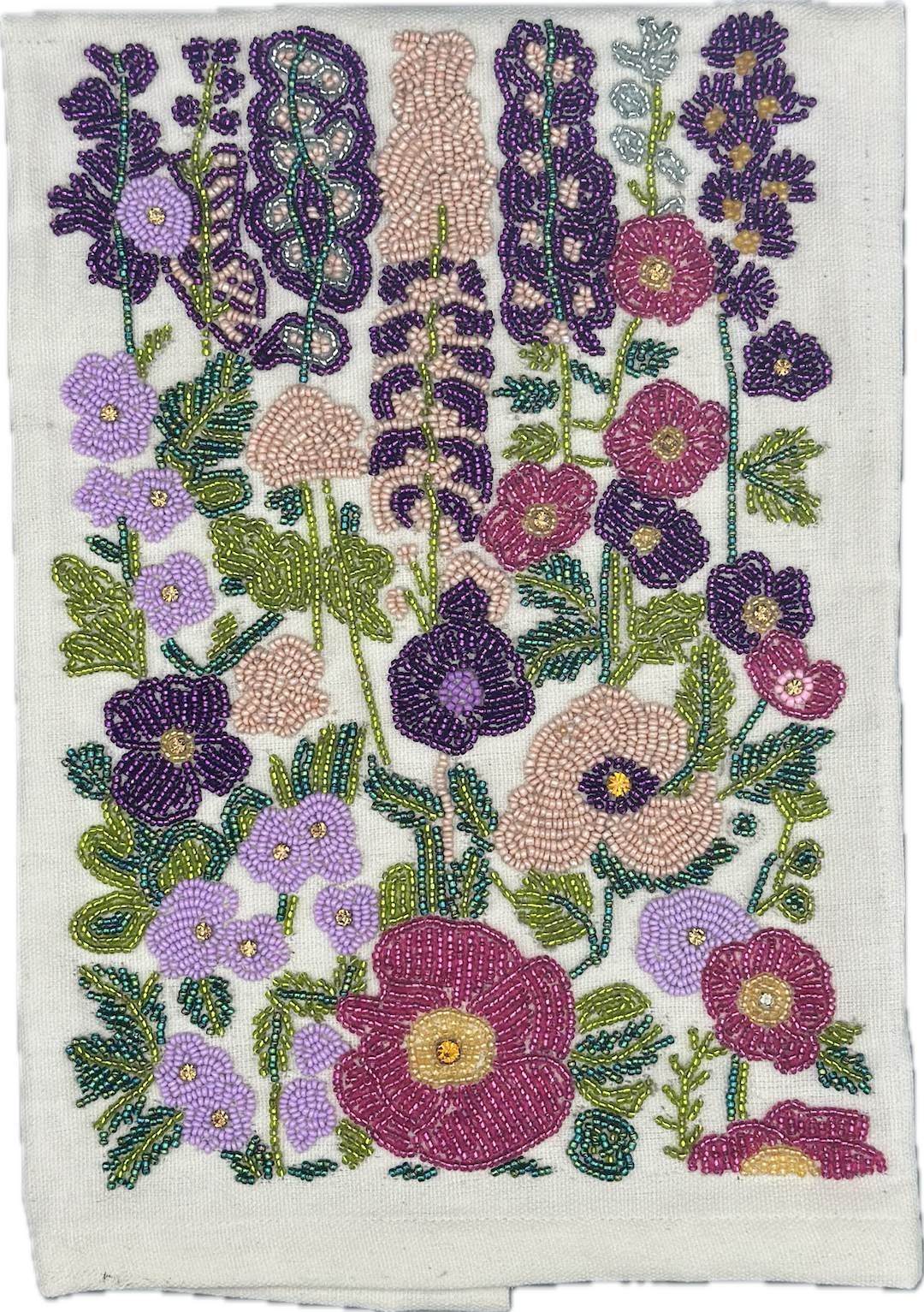 Beaded Tea Towel