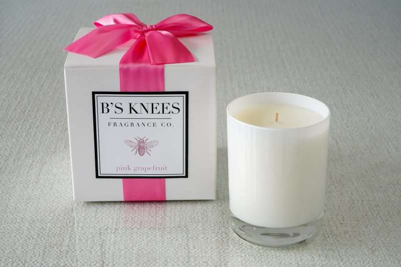 1 Wick White Glass Candle