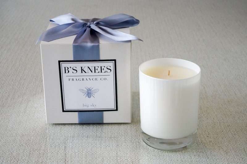 1 Wick White Glass Candle
