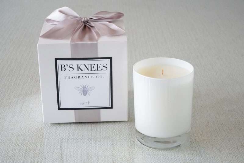 1 Wick White Glass Candle