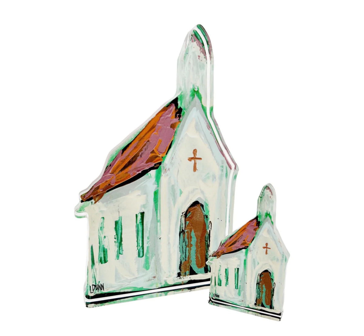 Acrylic Copper Top Church Bitty