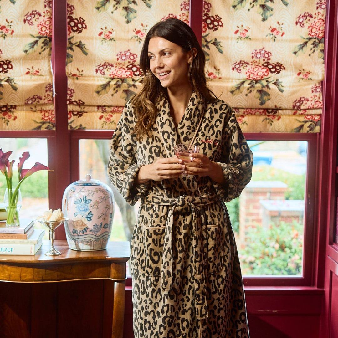 Long Patterned Robe