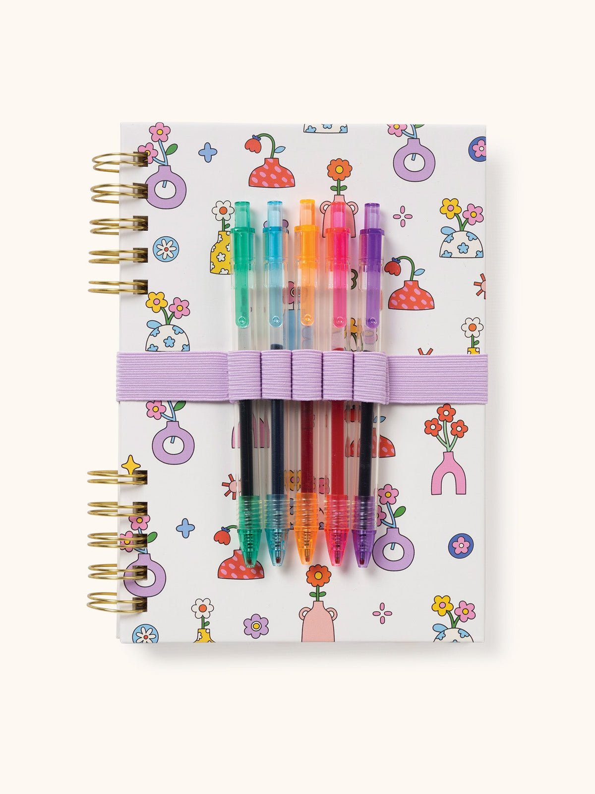 Pretty Posies Harper Split-Spiral Notebook & Pen Set