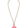 Quatrefoil Cutout Resin Necklace